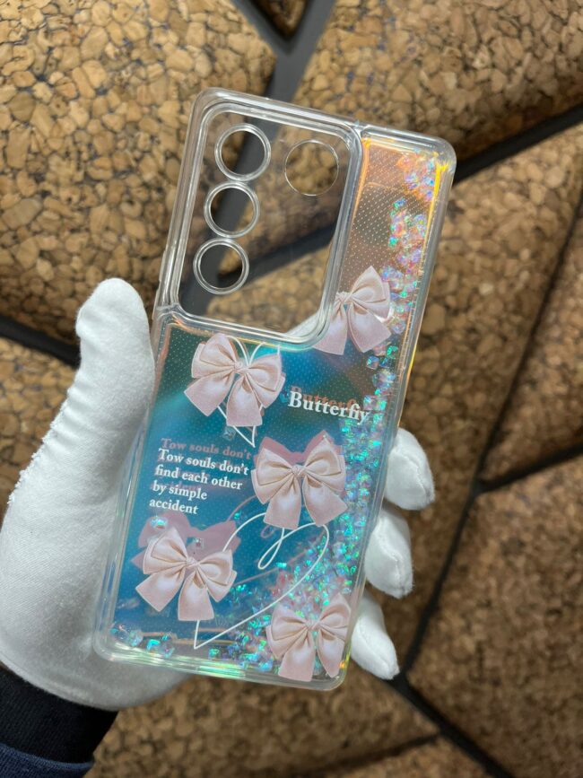 Water Glitter Case Cover